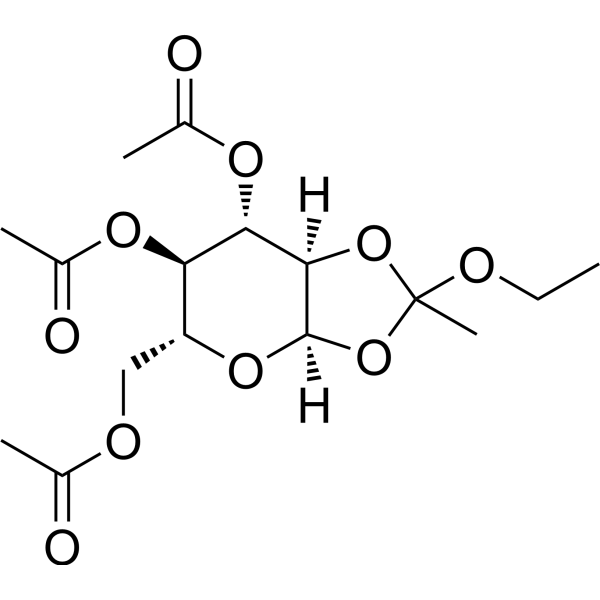 α-D-Glucopyranose,1,2-O-(1-ethoxyethylidene)-,3,4,6-triacetate 3254-17-9